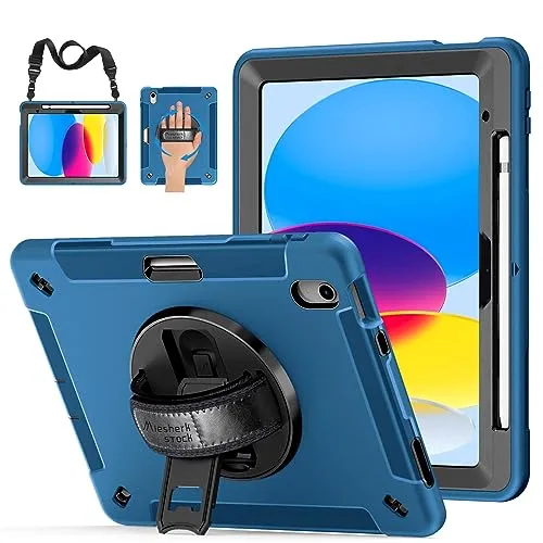 10.9 Inch IPad Case With 360° Swivel Stand And Handle For iPad 10th Generation