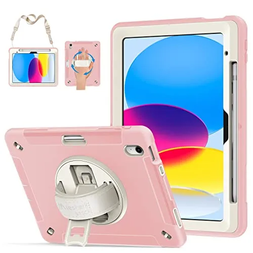 10.9 Inch IPad Case With 360° Swivel Stand And Handle For iPad 10th Generation