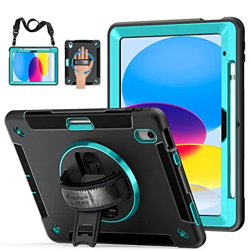 10.9 Inch IPad Case With 360° Swivel Stand And Handle For iPad 10th Generation