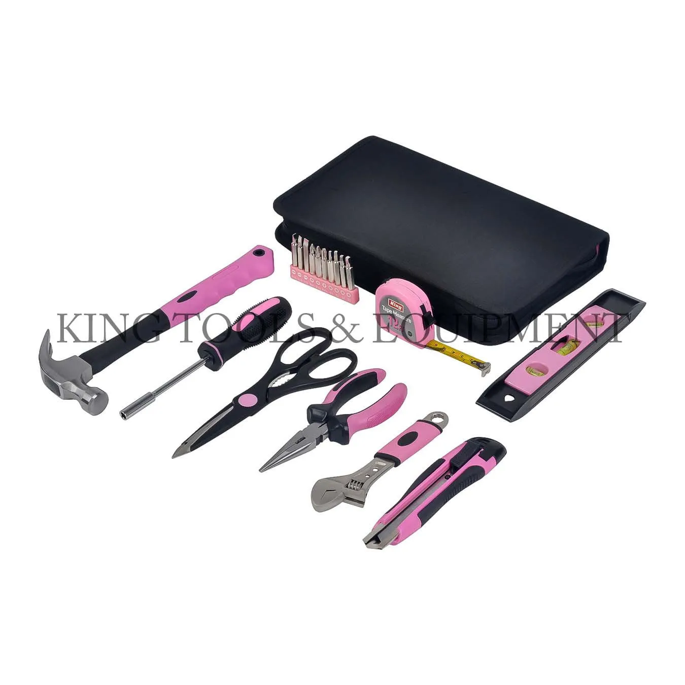 18-pc LADY'S HOUSEHOLD TOOL SET w/ Zip Bag - 3106-0