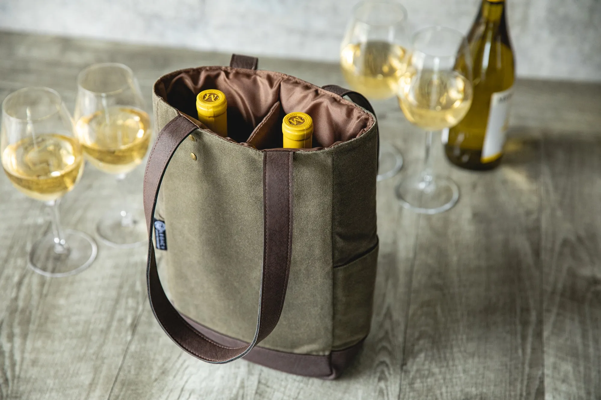 2 Bottle Insulated Wine Cooler Bag