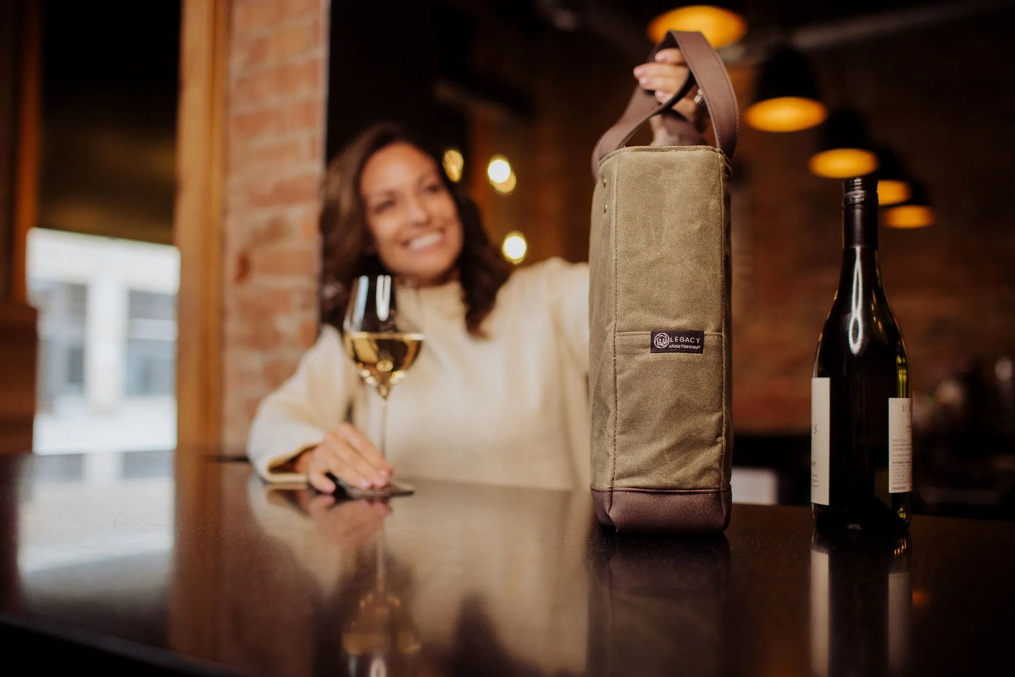 2 Bottle Insulated Wine Cooler Bag