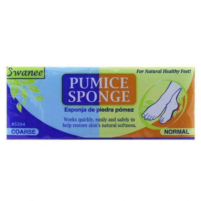 24 Swanee Pumice Sponges - 2-Sided Normal & Coarse Grit #5394