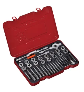 39 PC Tap & Die Set, Metric