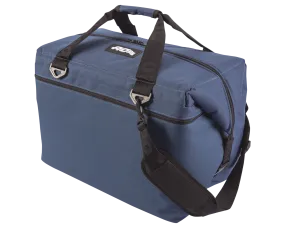 48 PACK CANVAS ROYAL BLUE COOLER BAG