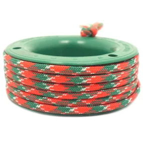 550 PARACORD MINI SPOOL - HOLLY JOLLY