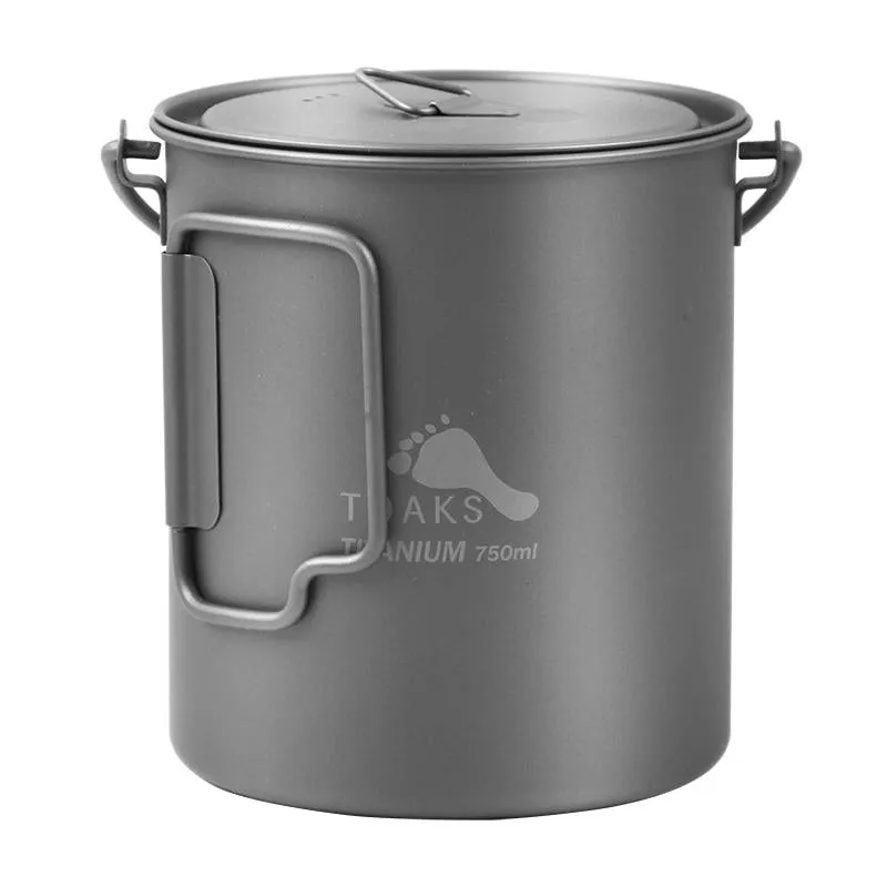 750ML TITANIUM CAMPING POT