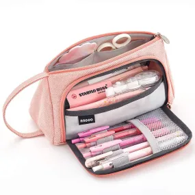 A Pencil Case Multifunctional Large Capacity Cotton and Linen Pencil Bag Pencil Case