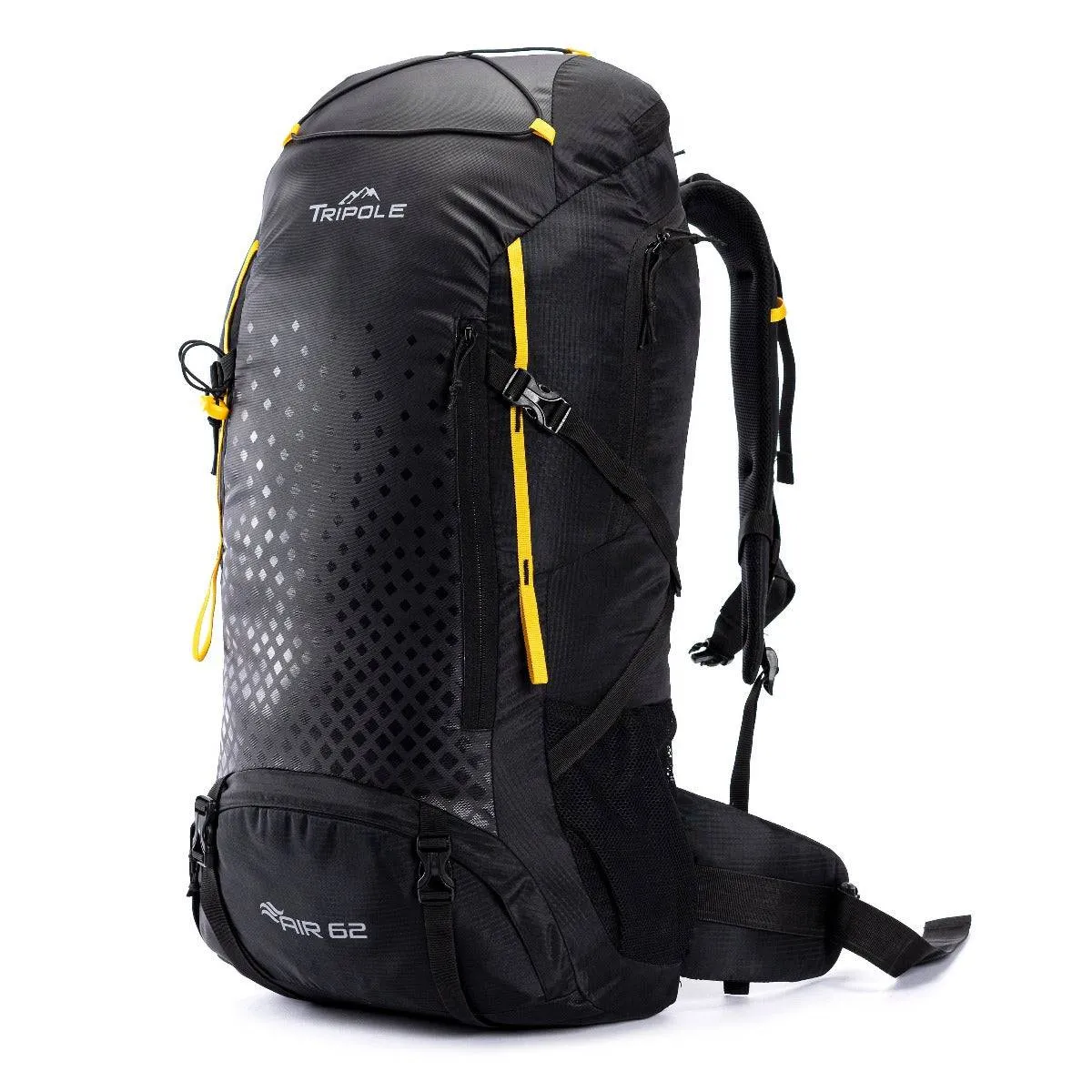 Air Travel and Hiking Rucksack - 62 Litres - Black