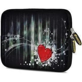 Amzer 10.5 Inch Neoprene Notebook Tablet/iPad Sleeve - Red Heart