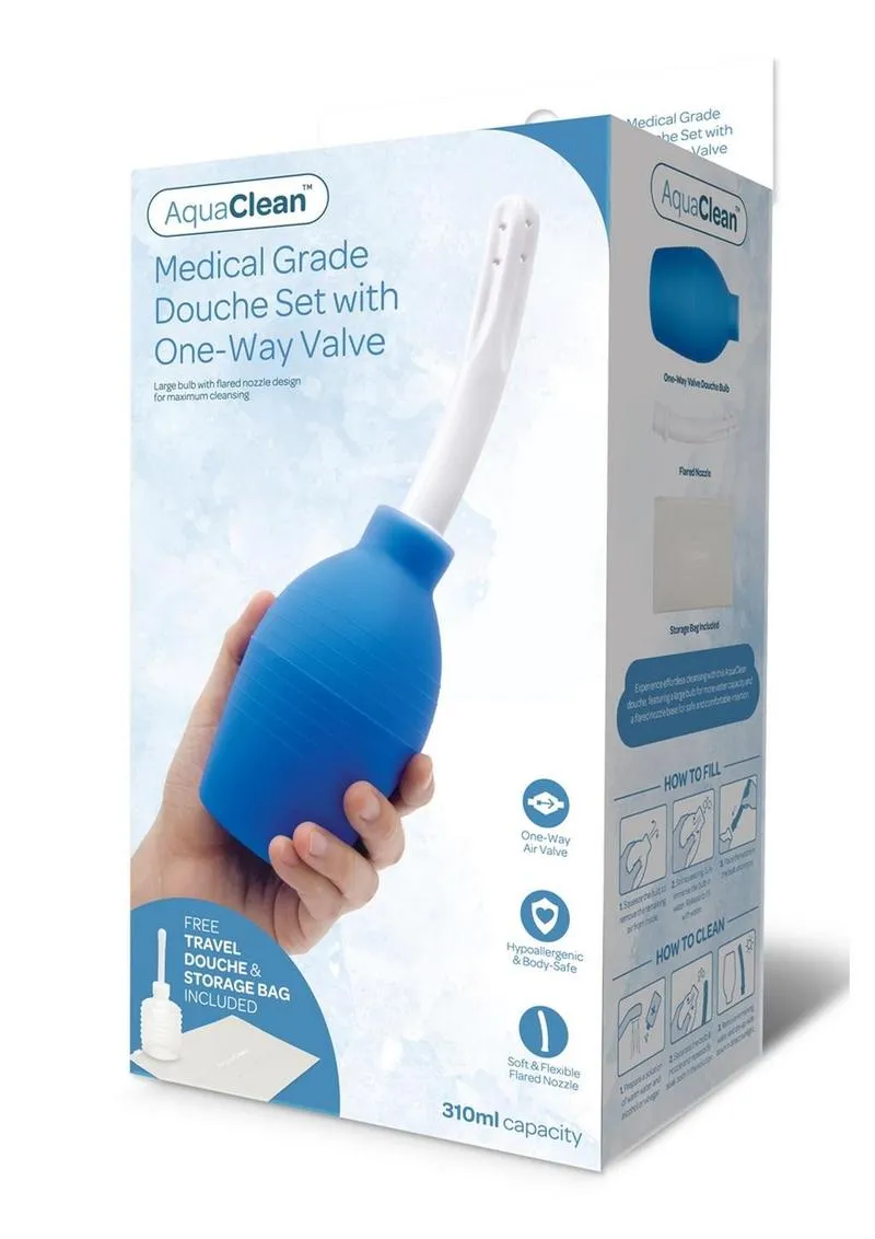 Aquaclean Large Volume 310ml Douche with One Way Valve