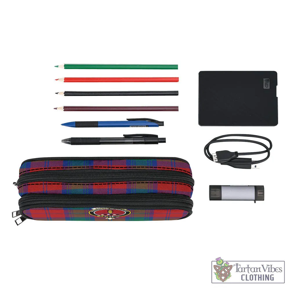 Auchinleck (Affleck) Tartan Pen and Pencil Case with Family Crest