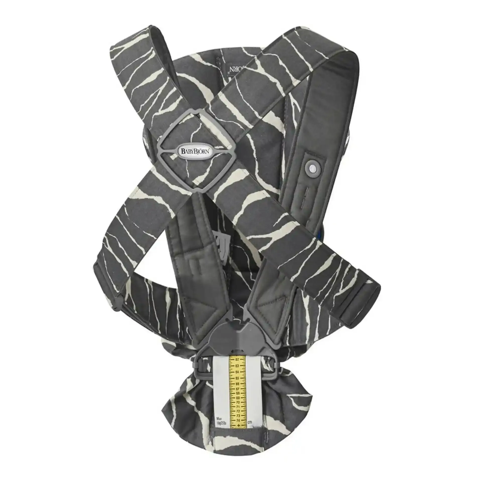 Babybjorn Baby Carrier Mini - Cotton (Anthracite) - Landscape print