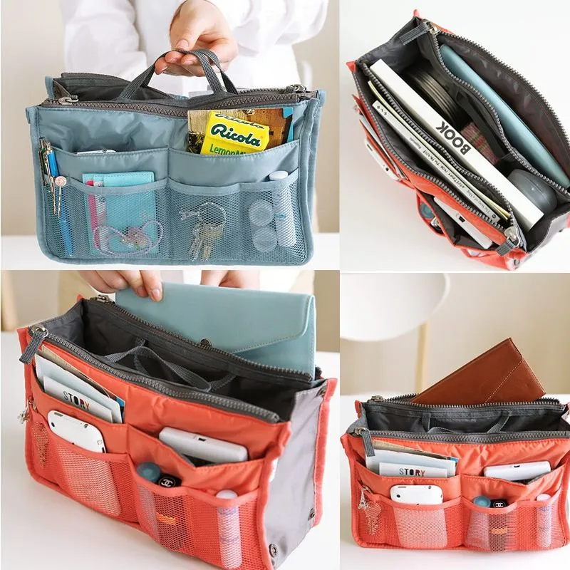 Bag zip organizer for easy everyday organisation