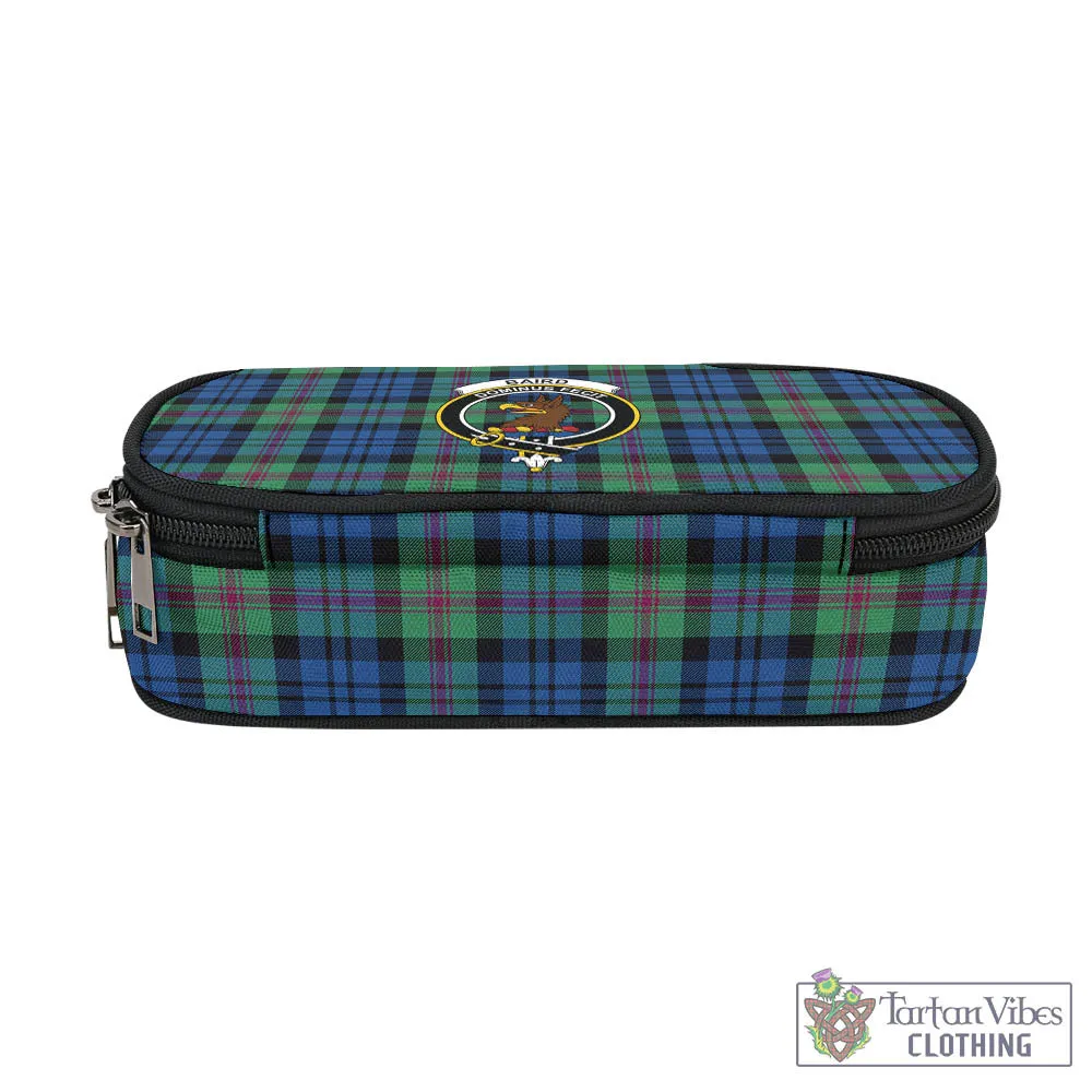 Baird Ancient Tartan Pen and Pencil Case with Family Crest