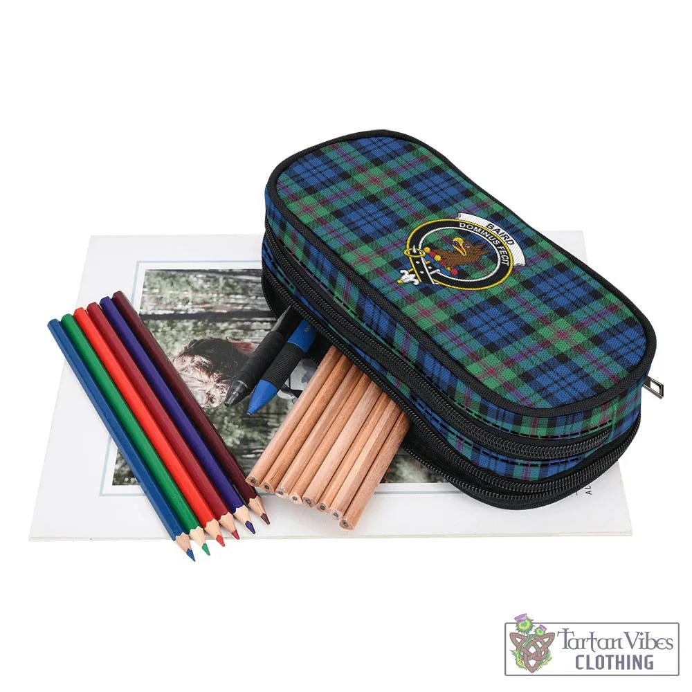 Baird Ancient Tartan Pen and Pencil Case with Family Crest