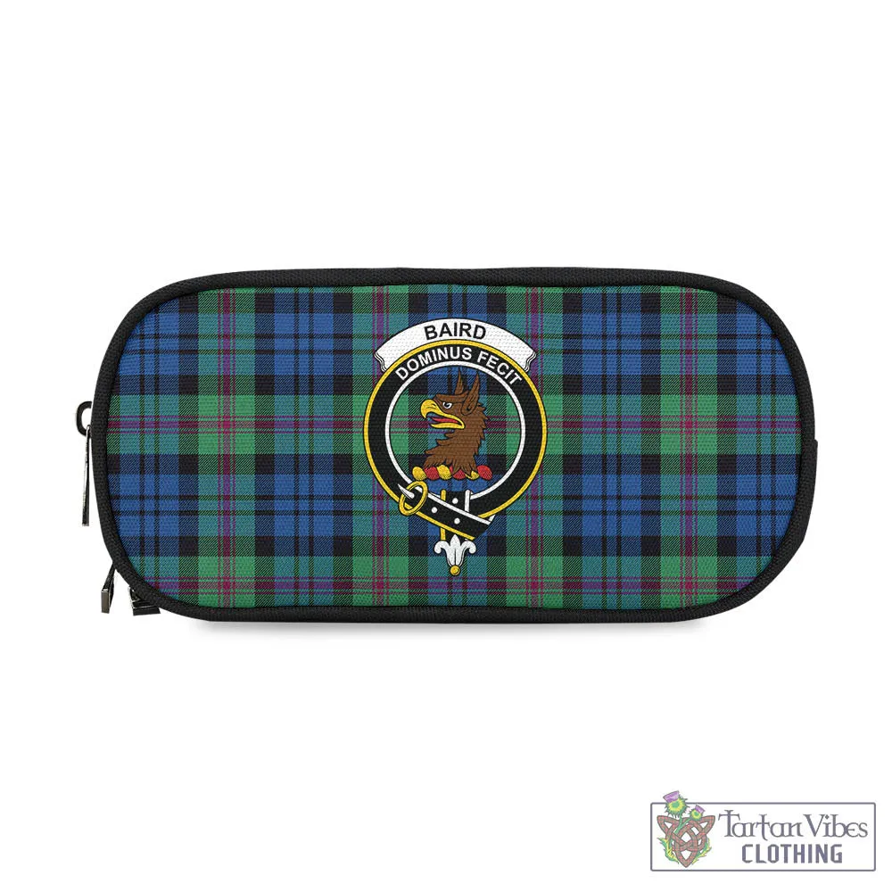 Baird Ancient Tartan Pen and Pencil Case with Family Crest