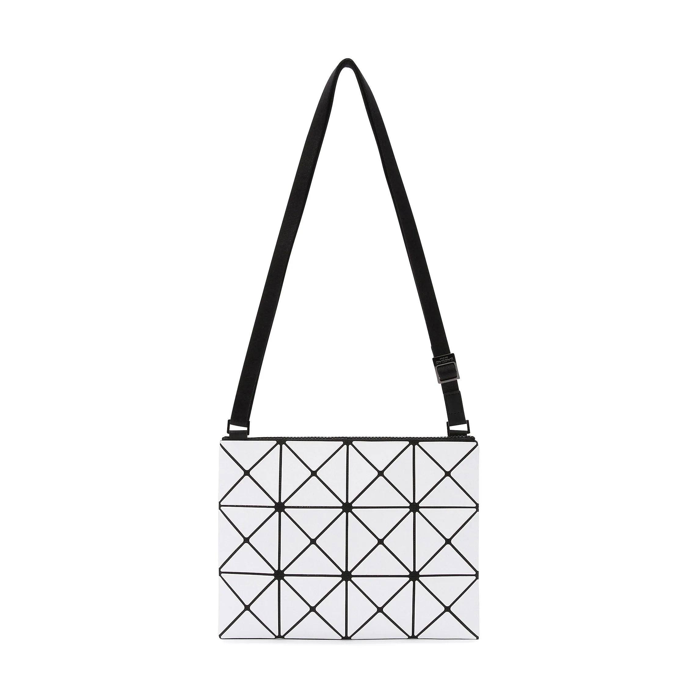 BAO BAO ISSEY MIYAKE Lucent Basic Crossbody Bag - White