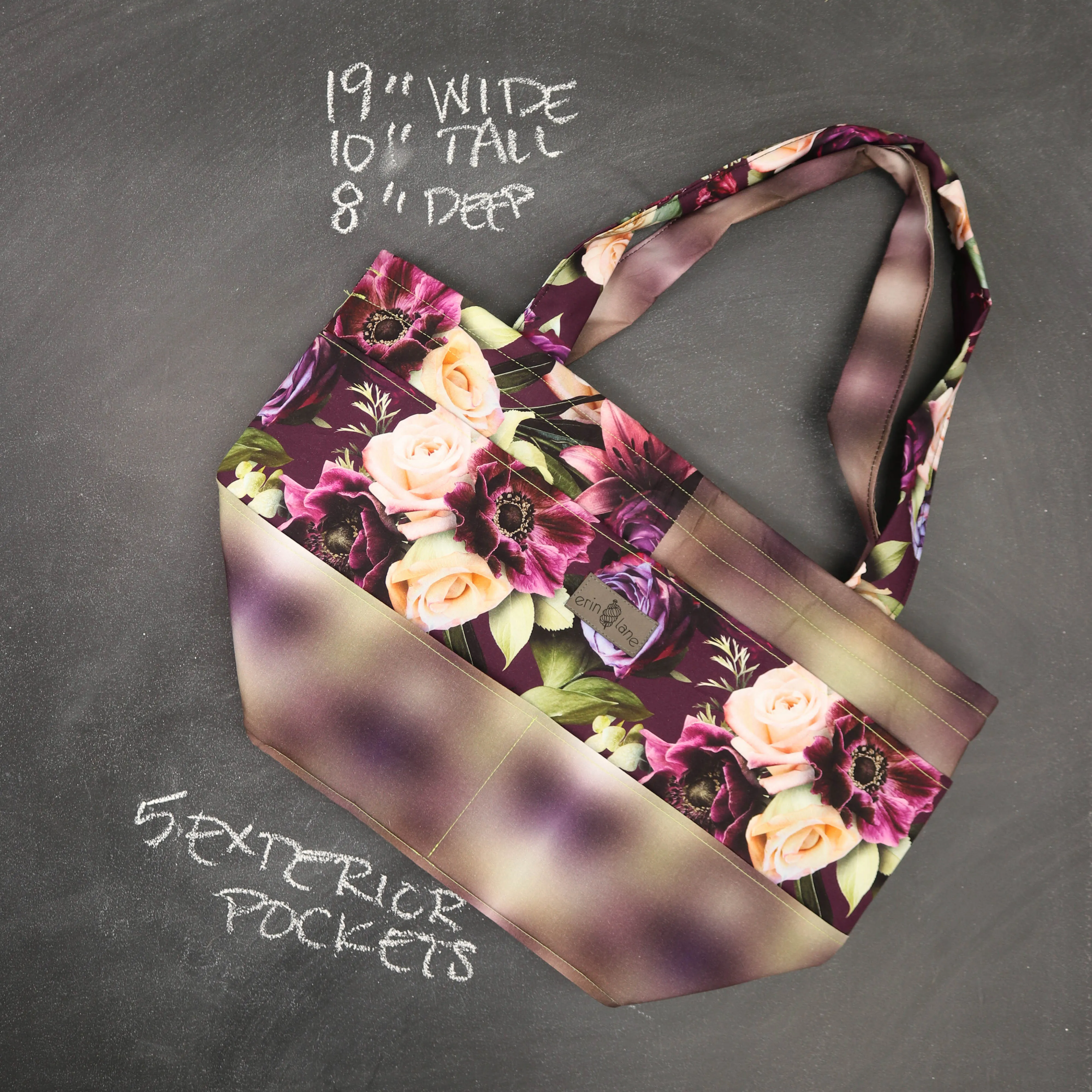 Barrel Tote Bag in Romance Floral