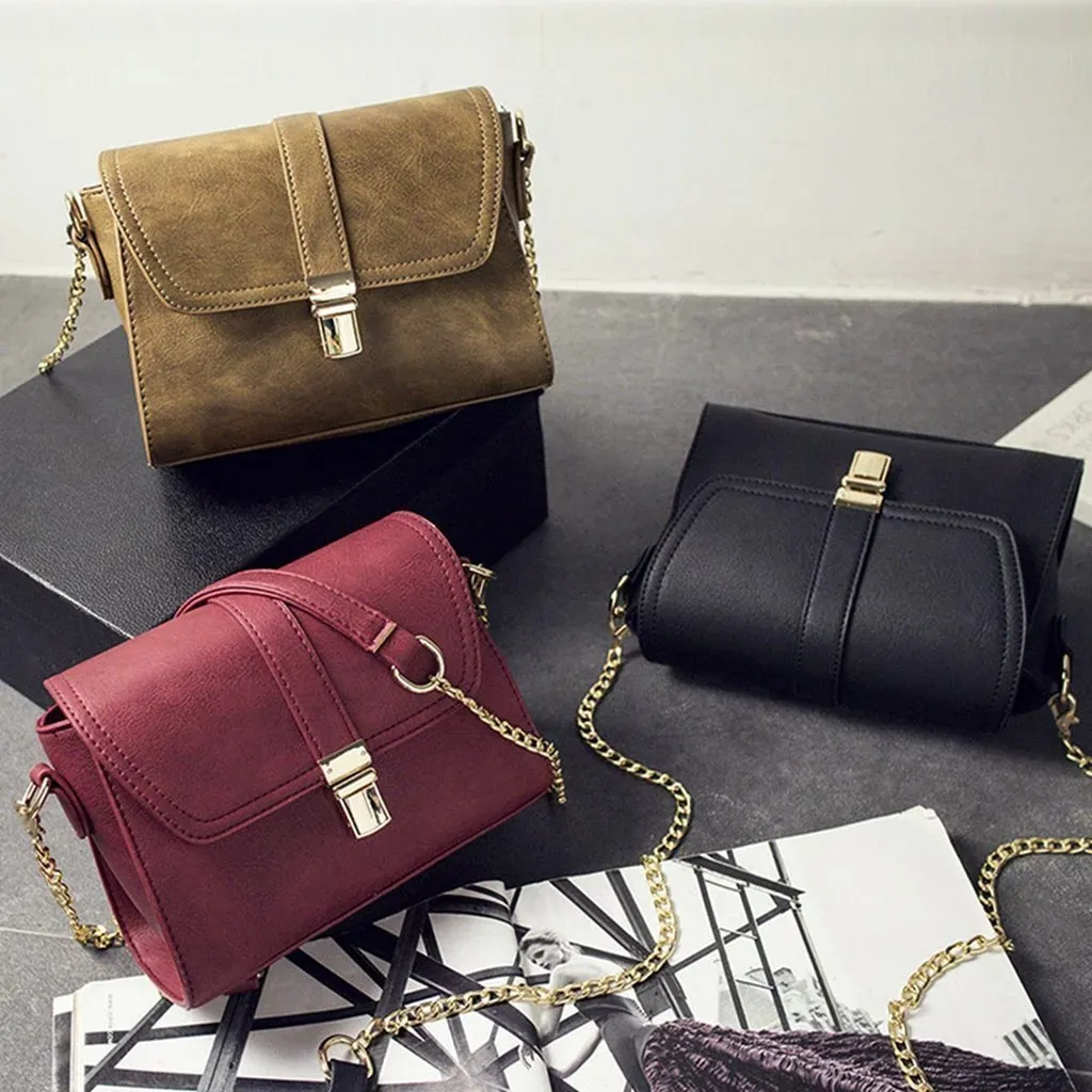 Basilion Retro Dinner Dating Chain Package Mini Shoulder Double Messenger Bag