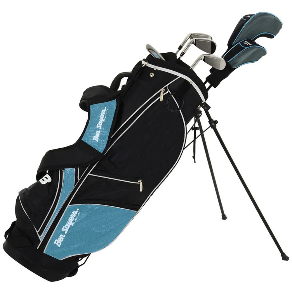 Ben Sayers M8 7-Piece Stand Bag Package Set - Sky Blue - Junior/Ladies