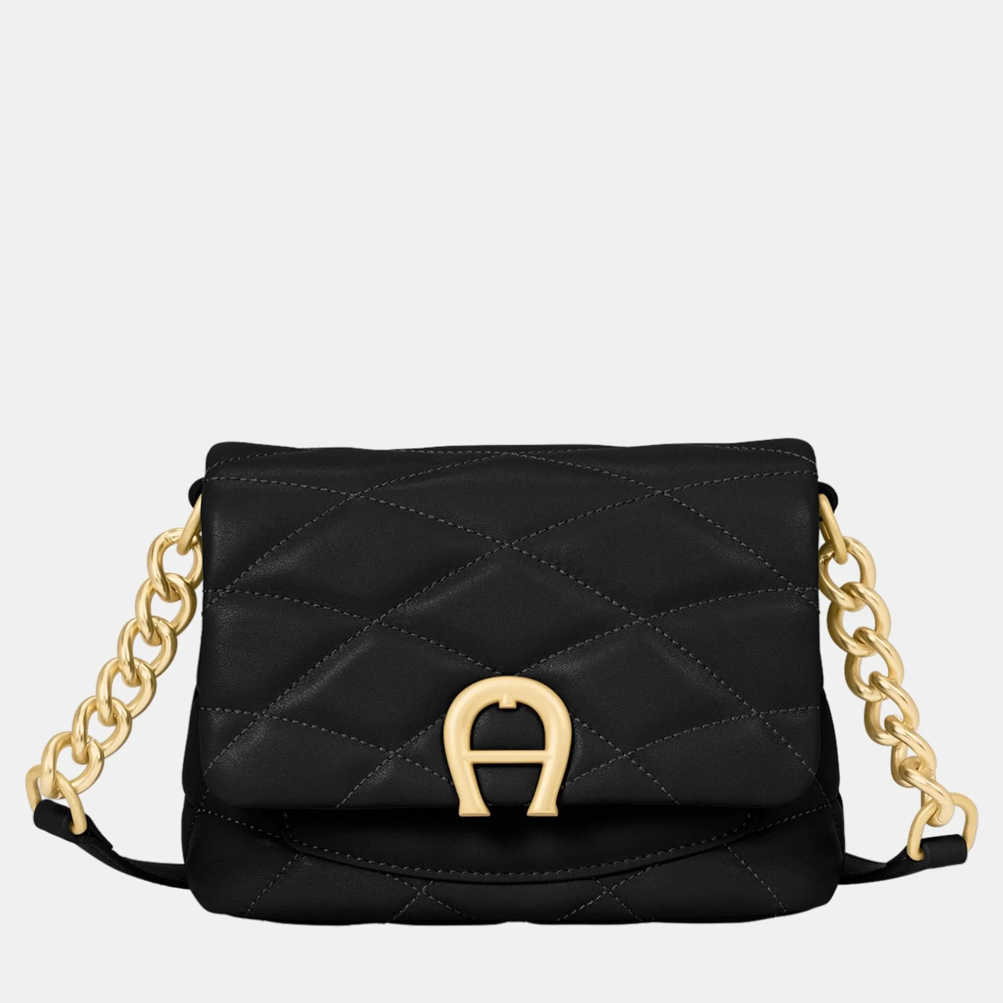 Black shaking gold Maggie Crossbody bag Black