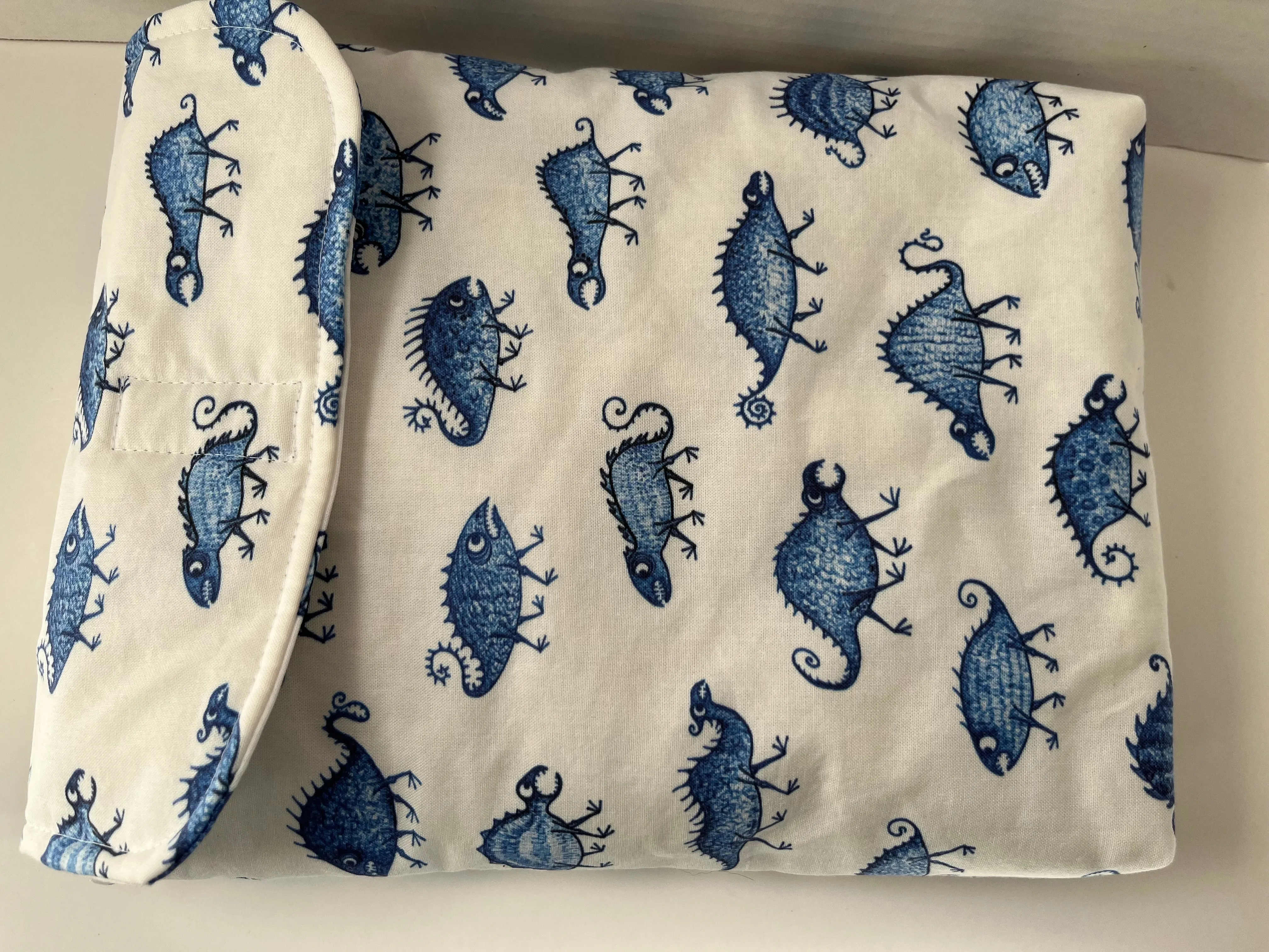 Blue Monsters Padded Book Sleeves