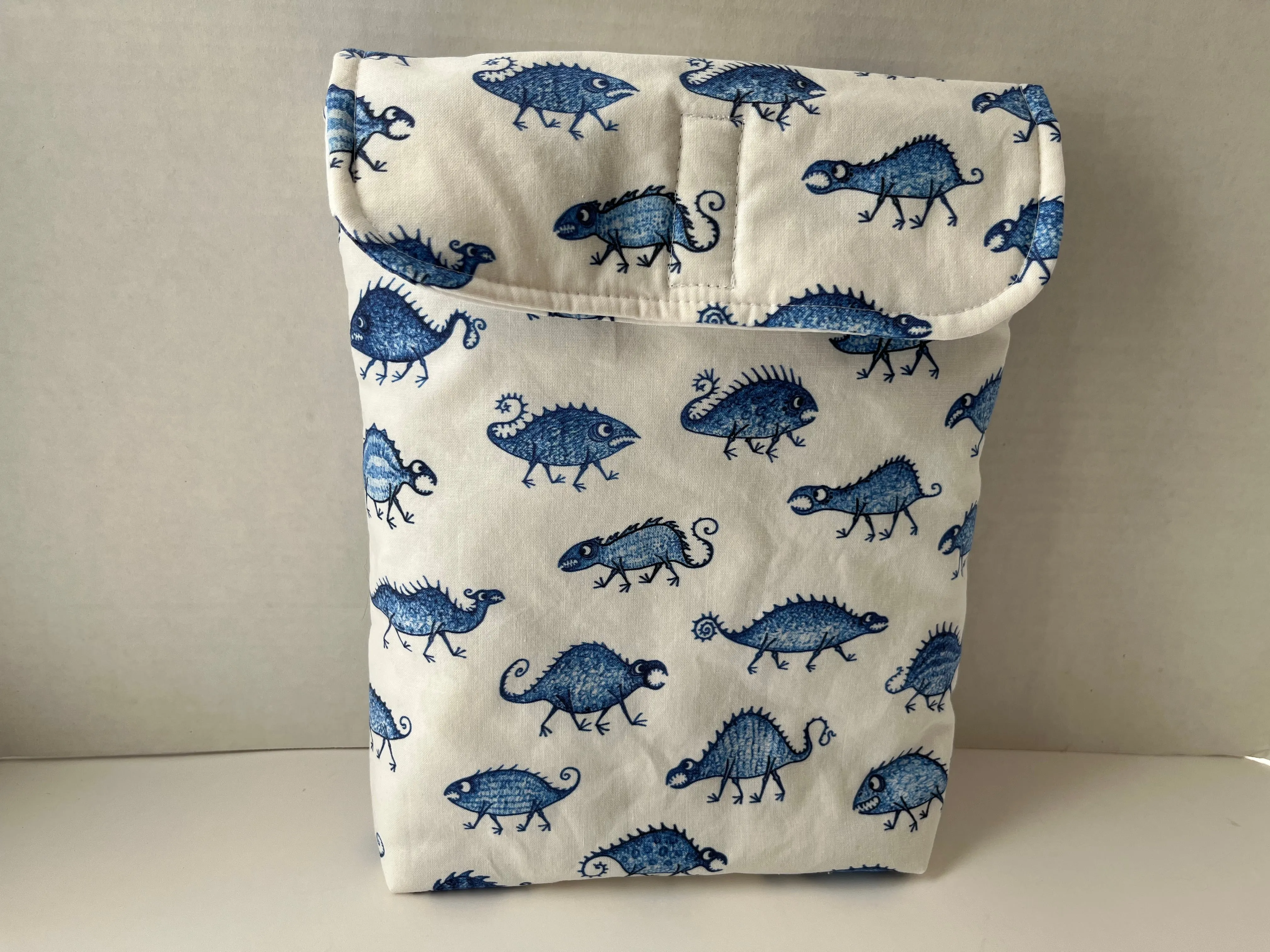 Blue Monsters Padded Book Sleeves