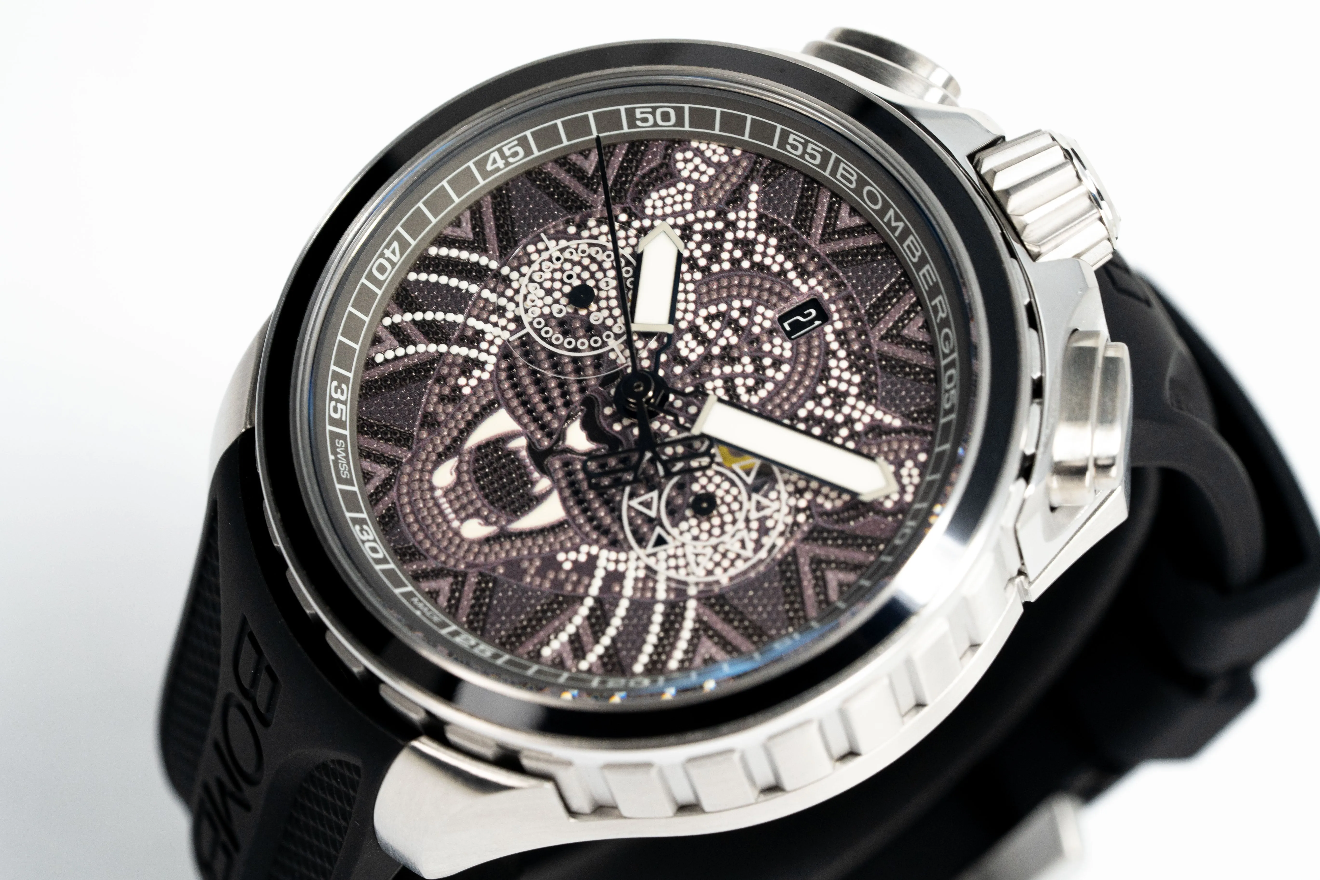 Bomberg Watch BOLT-68 Heritage Huichol Jaguar BS45CHSS.065-2.12