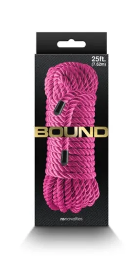 Bound Bondage Rope 25 Feet -Pink