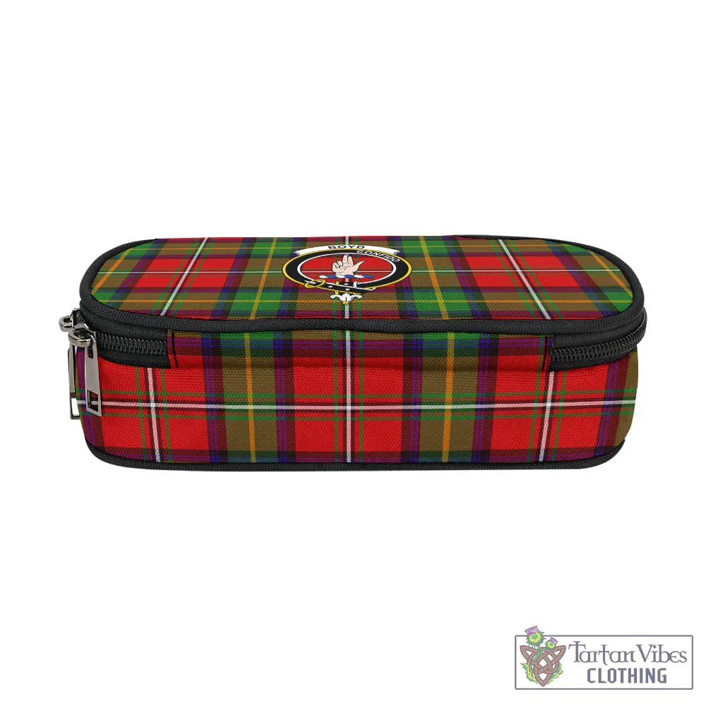 Boyd Tartan Pen and Pencil Case with Family Crest