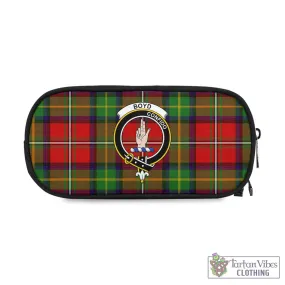 Boyd Tartan Pen and Pencil Case with Family Crest