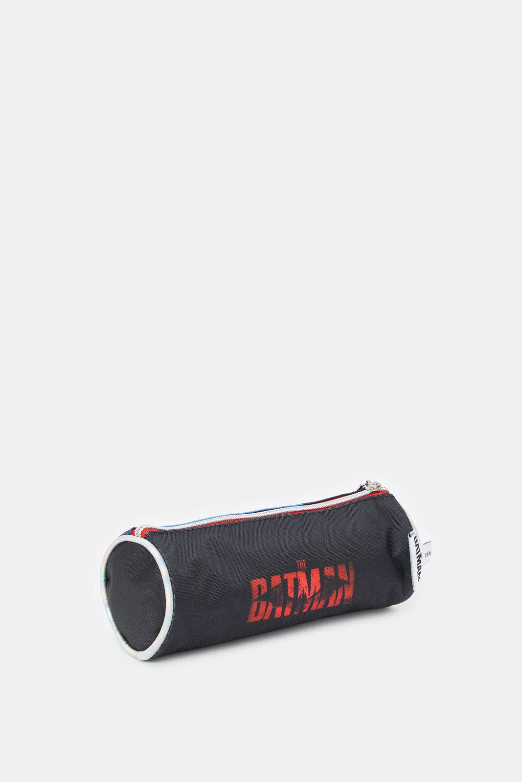 Boys Red And Black Batman Print Pencil Case