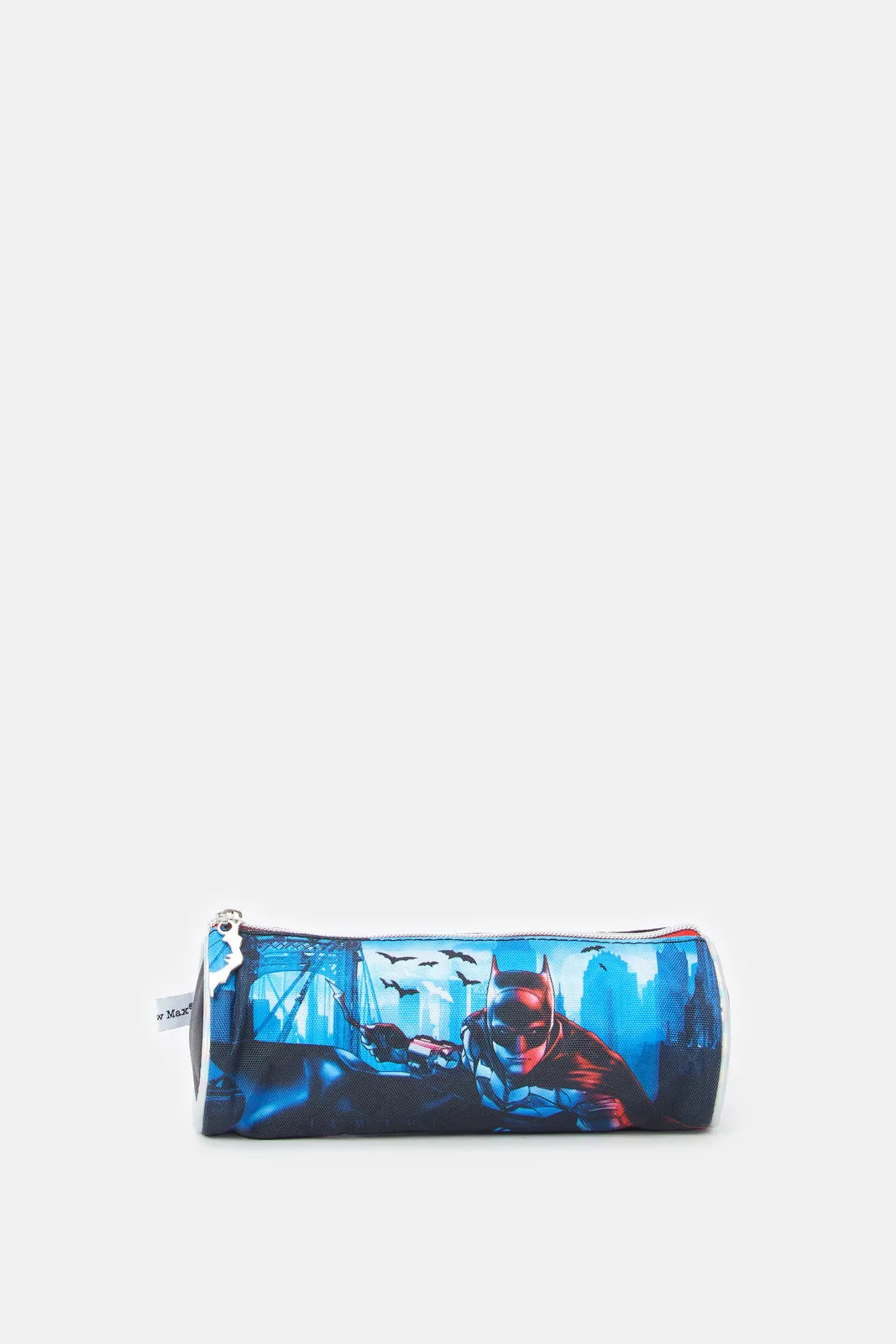 Boys Red And Black Batman Print Pencil Case