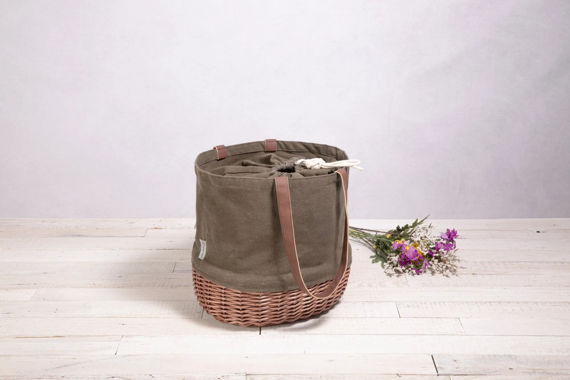 Buffalo Bills - Coronado Canvas and Willow Basket Tote