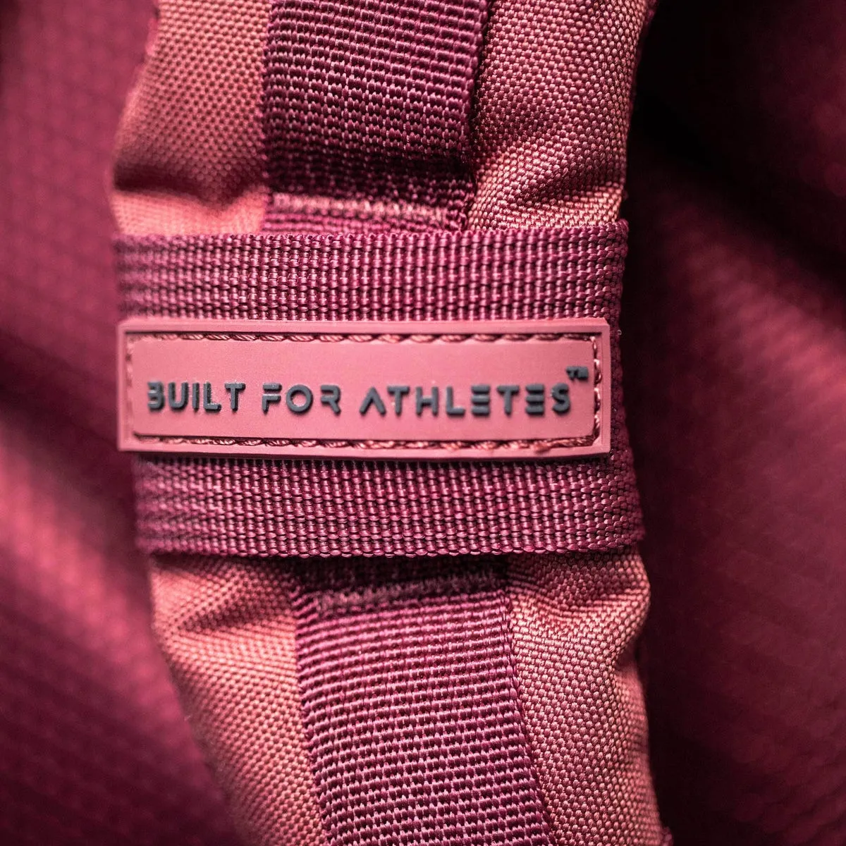 Built For Athletes Large Gym Backpack Burgundy