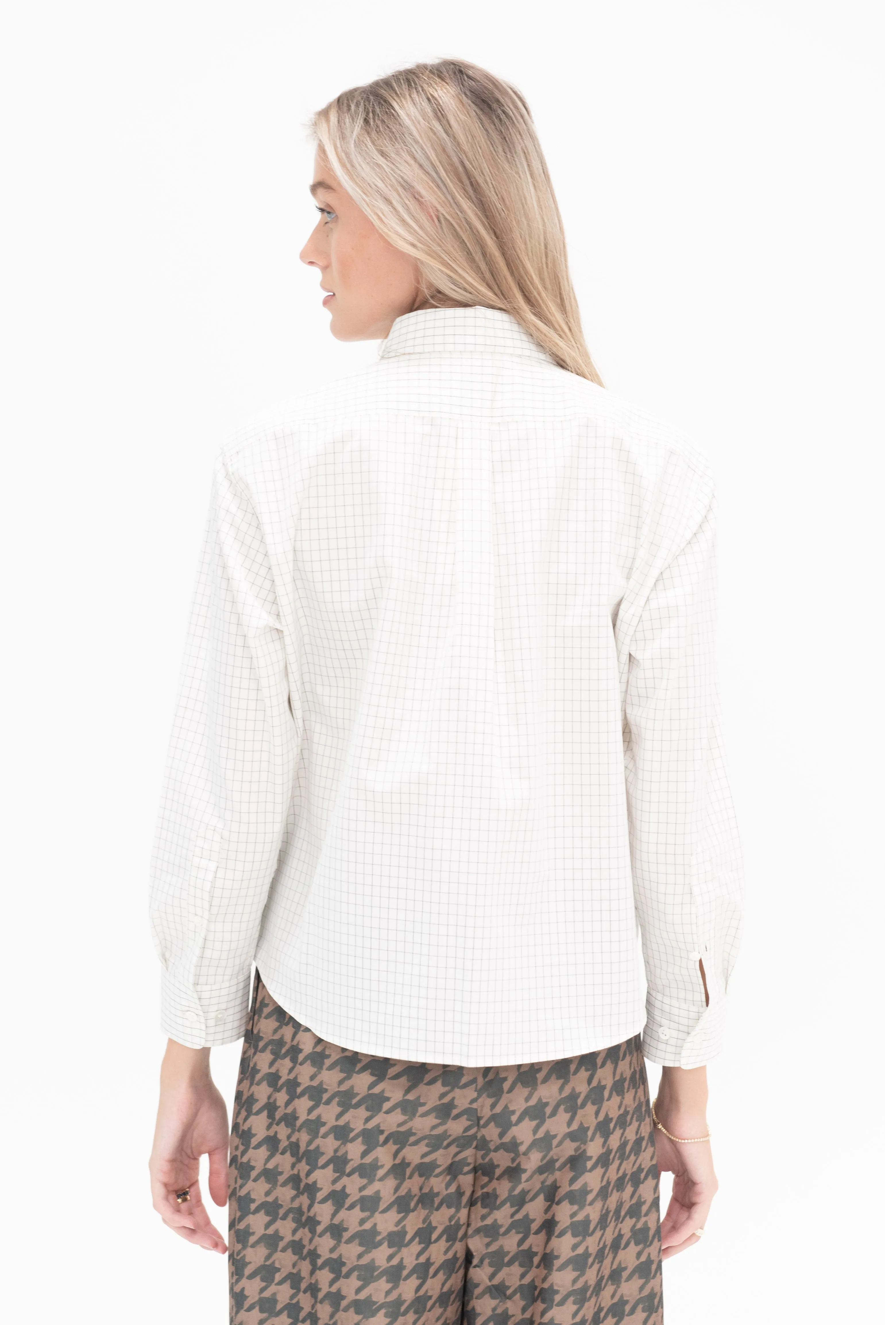 Button-Down Top, Off-White