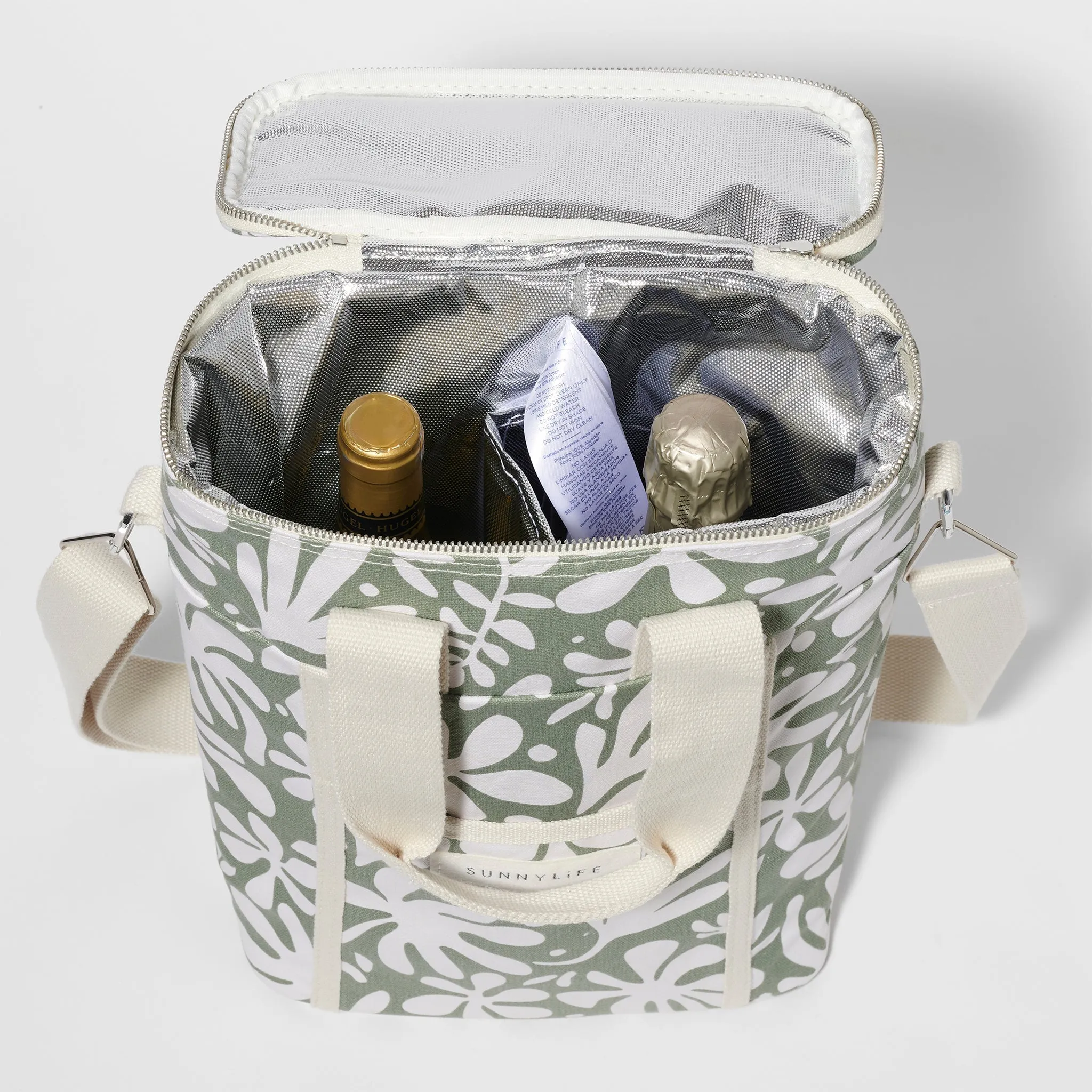 Canvas Drinks Cooler Bag | The Vacay Olive