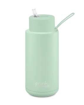 Ceramic Reusable Bottle - Mint Gelato 34oz 1L