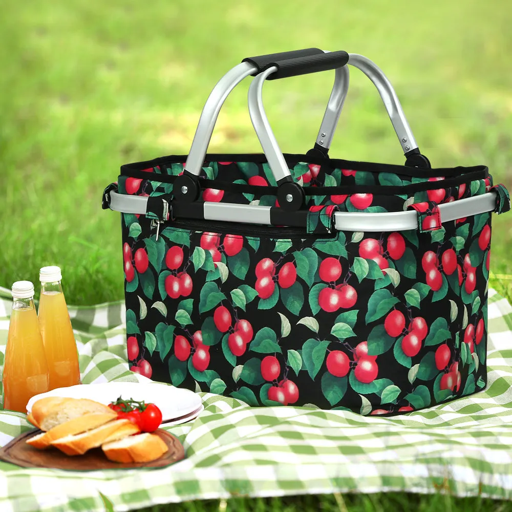 Collapsible Insulated Picnic Basket, 30kg Load - Alfresco