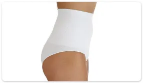 Comfizz Womens Ostomy/Hernia/Post Op Support Briefs High Waist Lvl 2 White XXL/XXXL