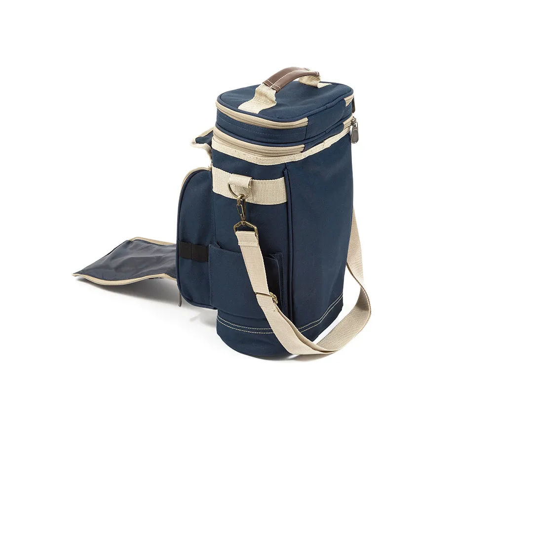 Contour Admiral Blue Wine Cooler Bag for Two People