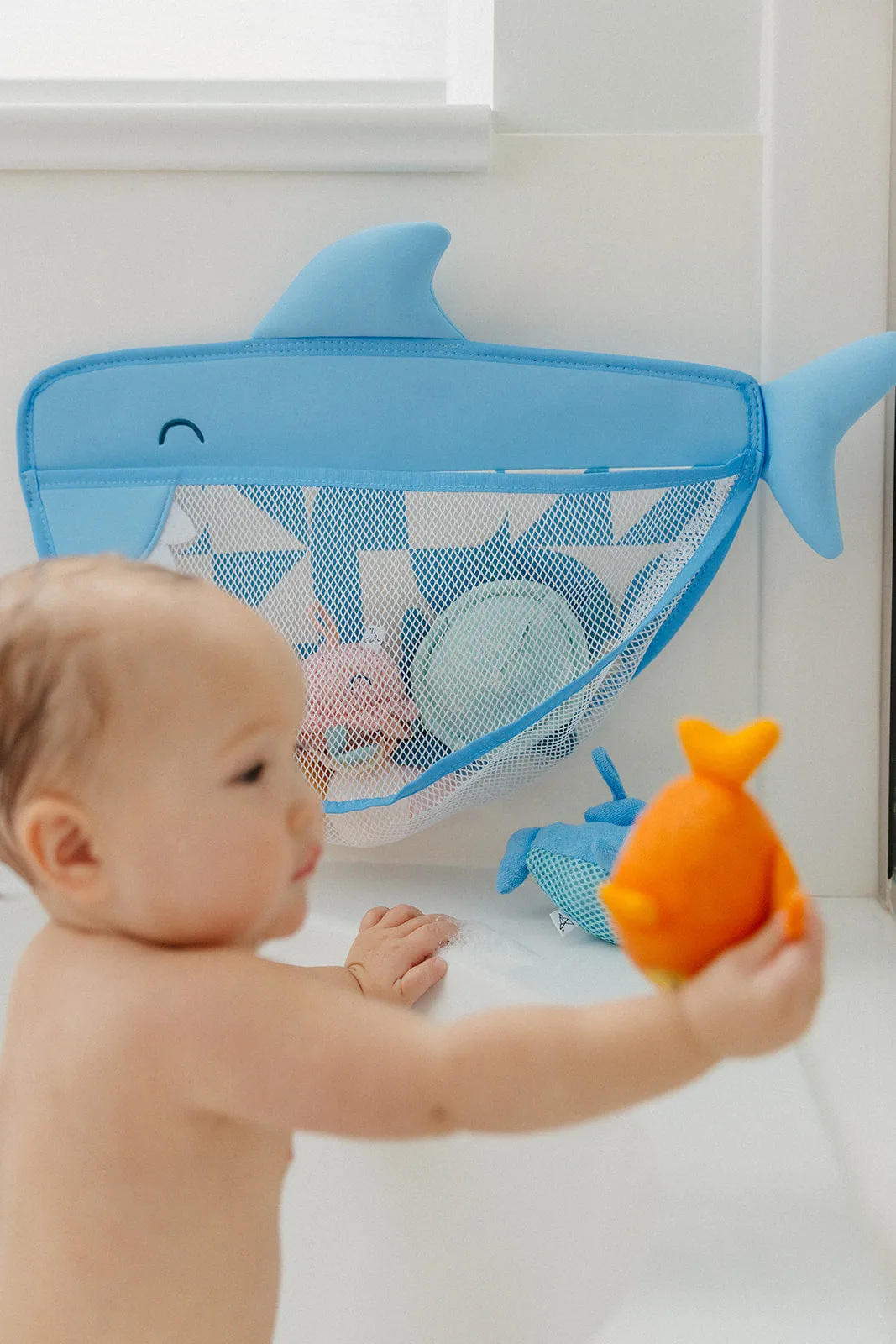 Copper Pearl Bath Toy Organizer | Finn