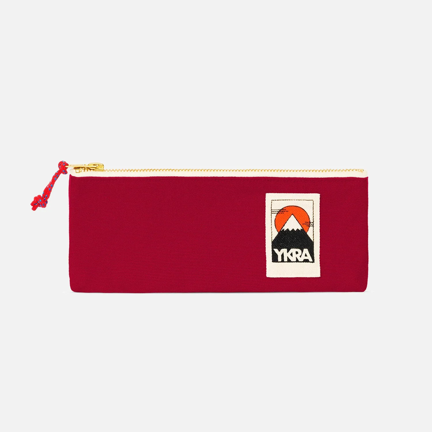 Cotton Canvas Pencil Case - Bordeaux