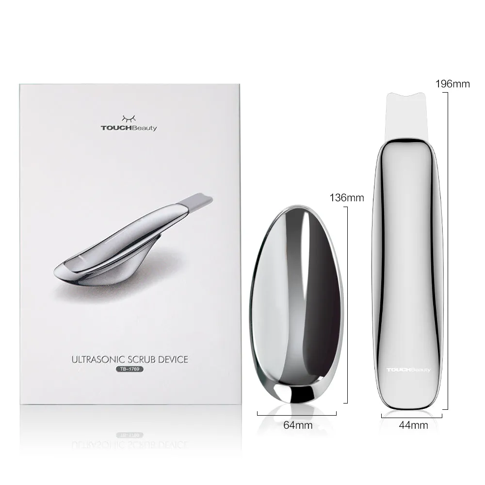 Deep Cleansing Ultrasonic Scrub Device, Ergonomic Design - TOUCHBeauty