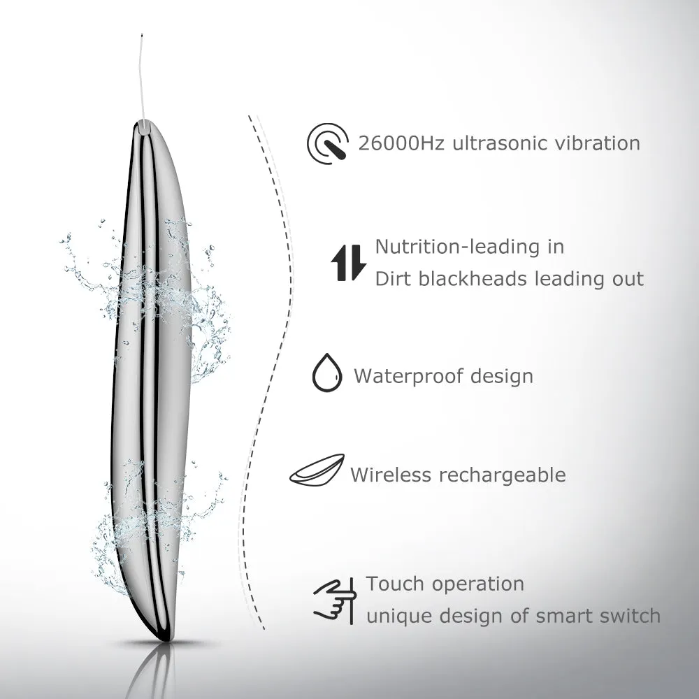 Deep Cleansing Ultrasonic Scrub Device, Ergonomic Design - TOUCHBeauty