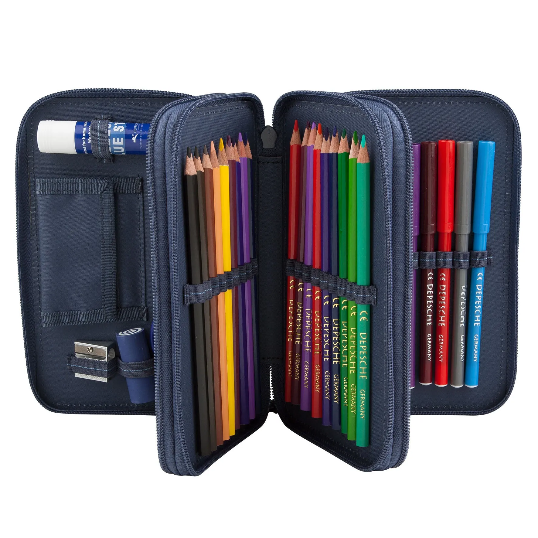 Depesche 7 Skills Triple Pencil Case Delux (1pc)