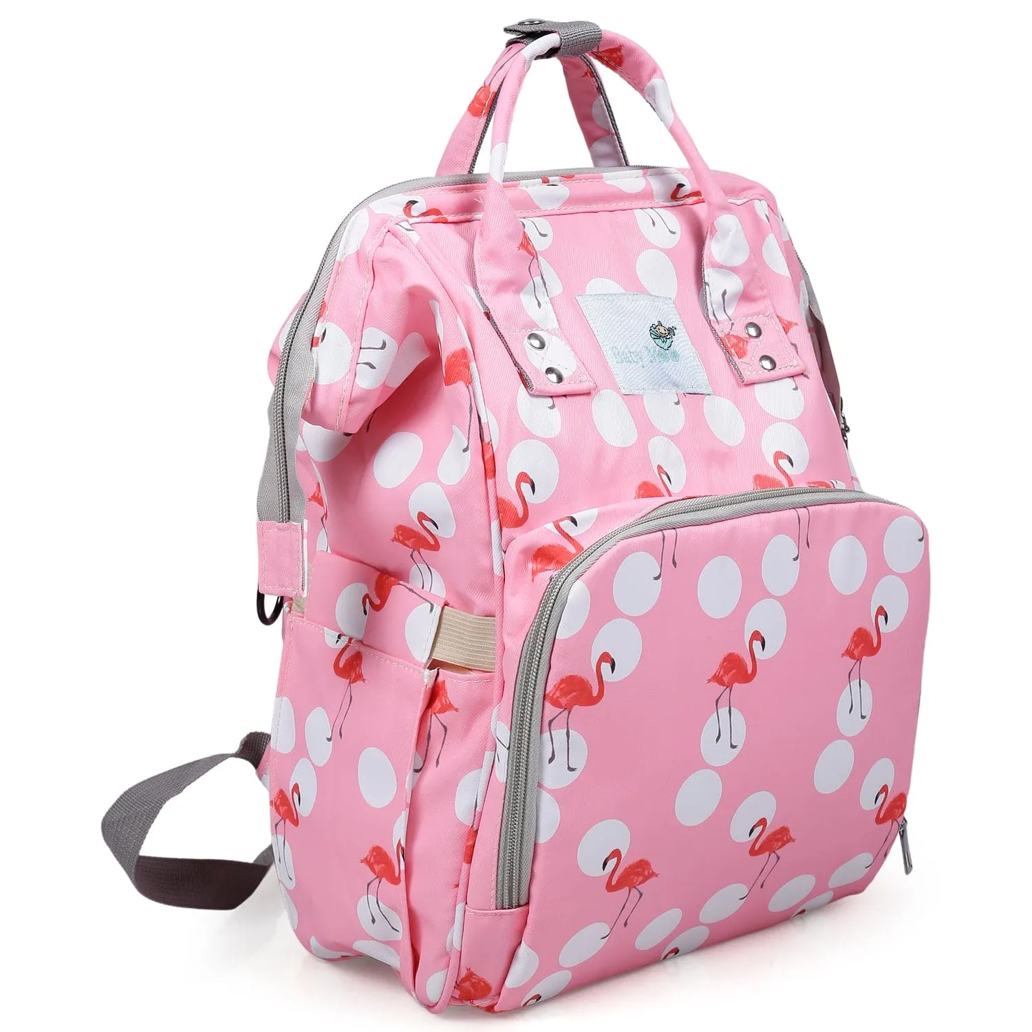 Diaper Bag 
Maternity Backpack Flamingo Pink