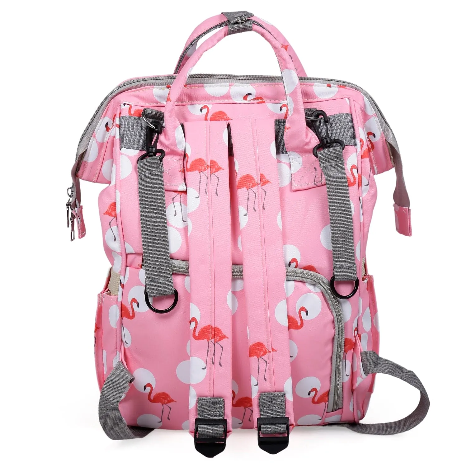 Diaper Bag 
Maternity Backpack Flamingo Pink