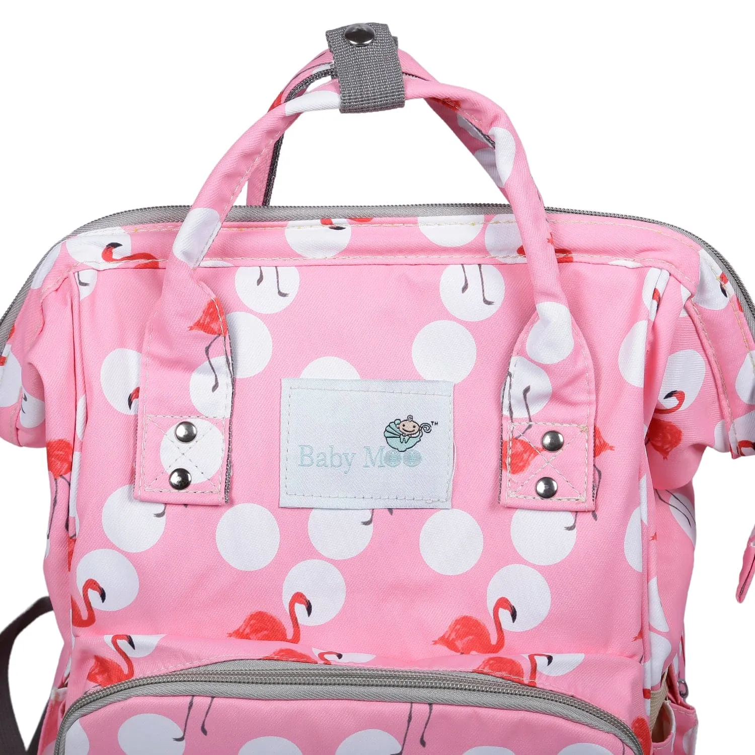 Diaper Bag 
Maternity Backpack Flamingo Pink